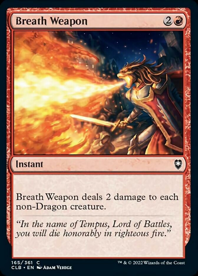 Breath Weapon [Commander Legends: Battle for Baldur's Gate] | Good Games North