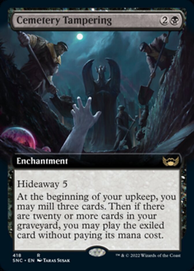 Cemetery Tampering (Extended Art) [Streets of New Capenna] | Good Games North