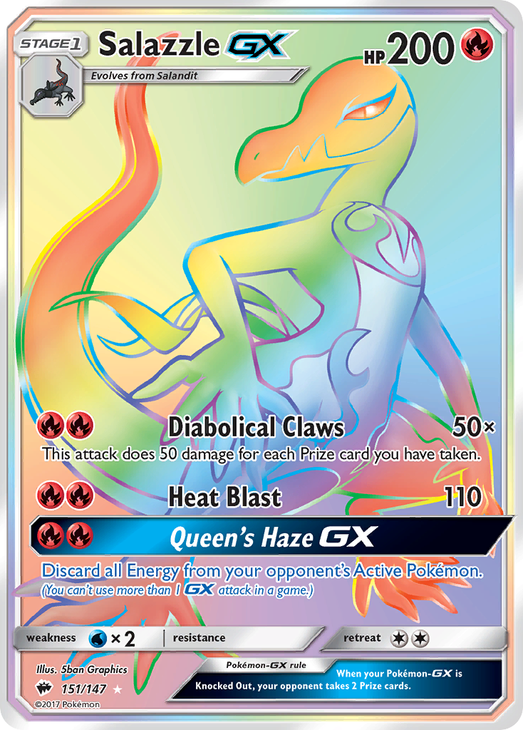 Salazzle GX (151/147) [Sun & Moon: Burning Shadows] | Good Games North