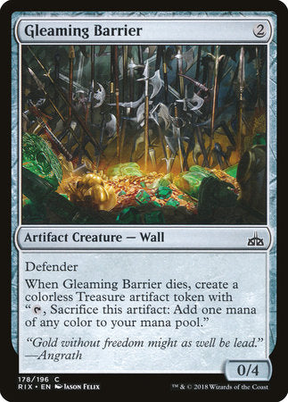 Gleaming Barrier [Rivals of Ixalan] | Good Games North