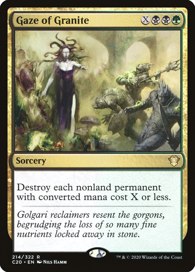 Gaze of Granite [Commander 2020] | Good Games North
