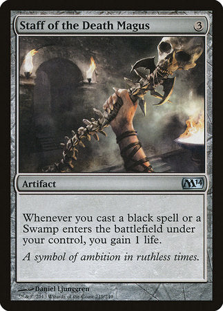 Staff of the Death Magus [Magic 2014] | Good Games North