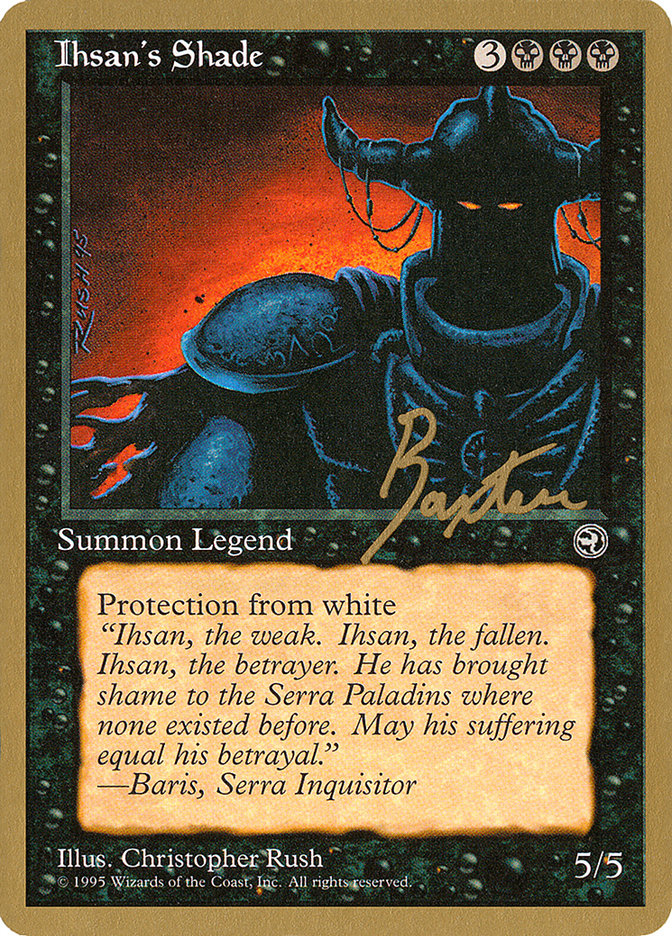 Ihsan's Shade (George Baxter) [Pro Tour Collector Set] | Good Games North