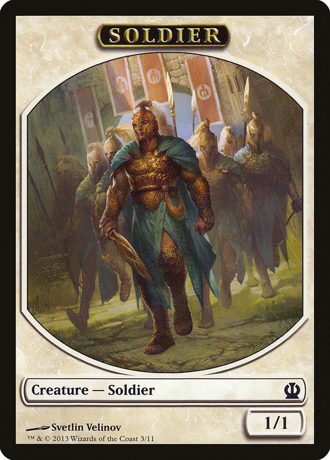 Soldier (3/11) [Theros Tokens] | Good Games North