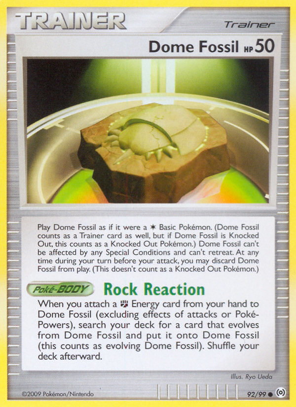 Dome Fossil (92/99) [Platinum: Arceus] | Good Games North