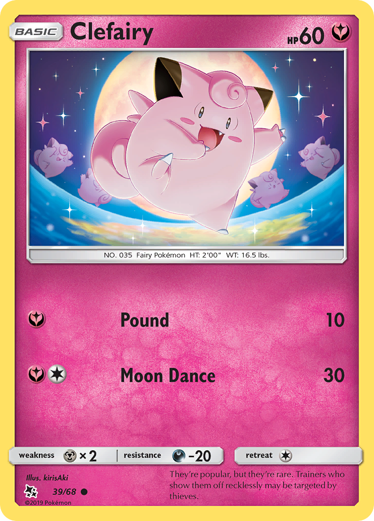 Clefairy (39/68) [Sun & Moon: Hidden Fates] | Good Games North