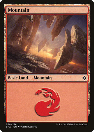 Mountain (268) [Battle for Zendikar] | Good Games North