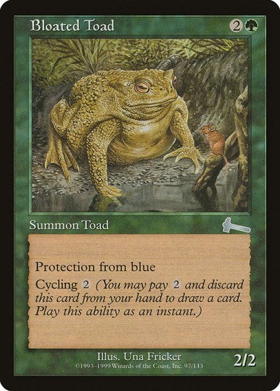 Bloated Toad [Urza's Legacy] | Good Games North
