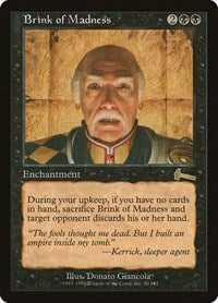 Brink of Madness [Urza's Legacy] | Good Games North