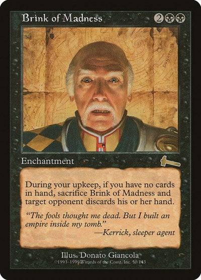 Brink of Madness [Urza's Legacy] | Good Games North