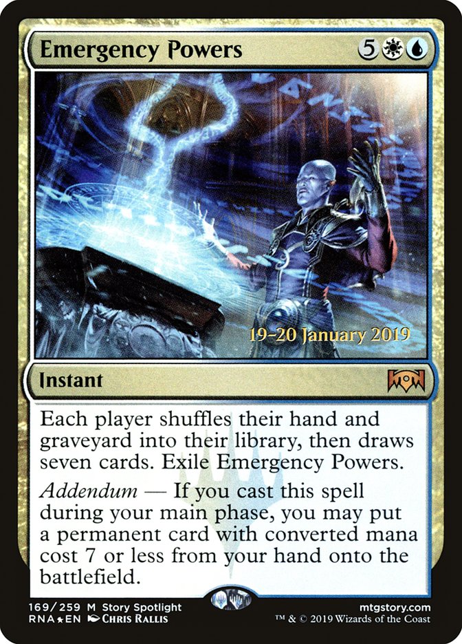 Emergency Powers [Ravnica Allegiance Prerelease Promos] | Good Games North
