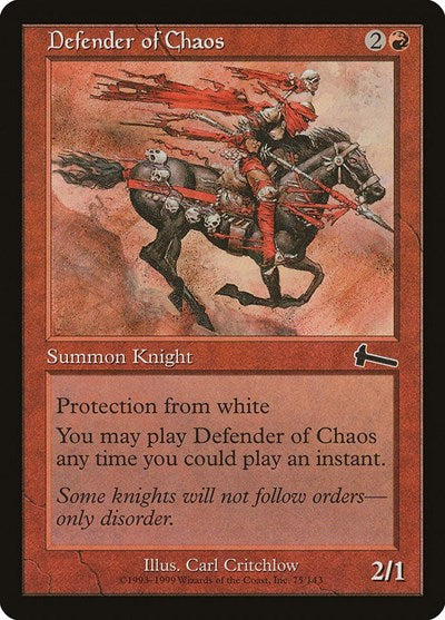 Defender of Chaos [Urza's Legacy] | Good Games North