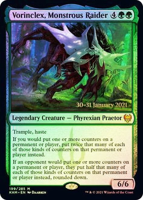 Vorinclex, Monstrous Raider  [Kaldheim Prerelease Promos] | Good Games North