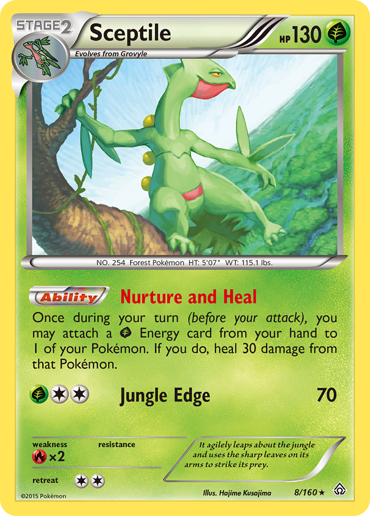 Sceptile (8/160) [XY: Primal Clash] | Good Games North