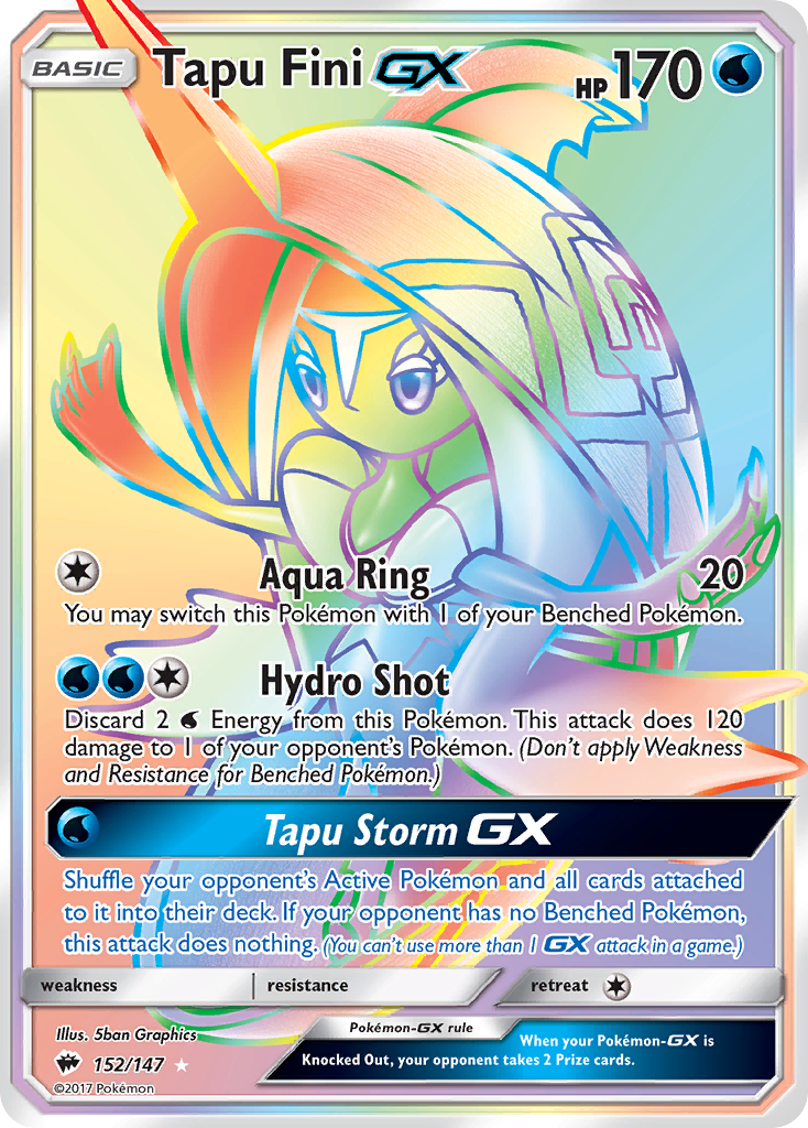 Tapu Fini GX (152/147) [Sun & Moon: Burning Shadows] | Good Games North