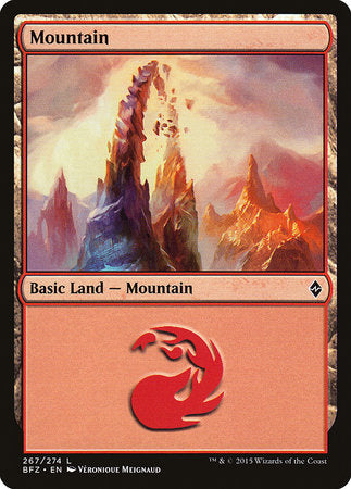 Mountain (267) [Battle for Zendikar] | Good Games North