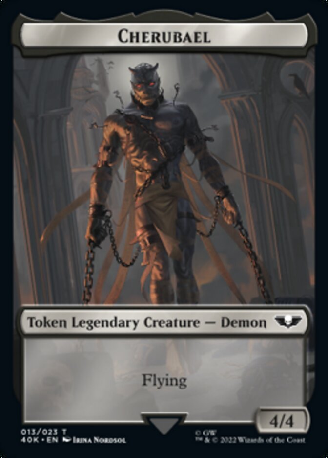 Astartes Warrior (001) // Cherubael Double-sided Token [Universes Beyond: Warhammer 40,000 Tokens] | Good Games North