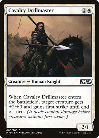 Cavalry Drillmaster [Core Set 2019] | Good Games North