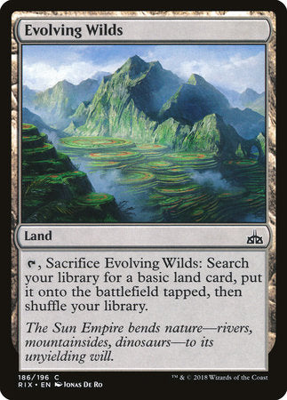 Evolving Wilds [Rivals of Ixalan] | Good Games North