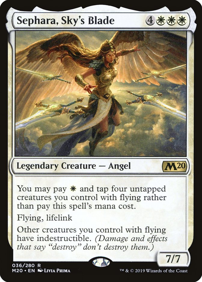 Sephara, Sky's Blade [Core Set 2020] | Good Games North