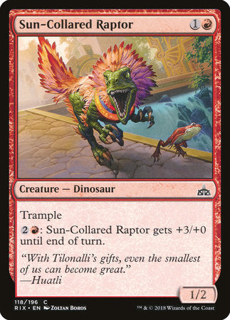 Sun-Collared Raptor [Rivals of Ixalan] | Good Games North