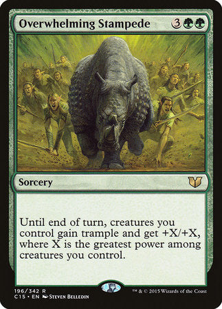 Overwhelming Stampede [Commander 2015] | Good Games North