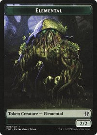 Elemental (008) // Elemental (010) Double-sided Token [Commander: Zendikar Rising Tokens] | Good Games North