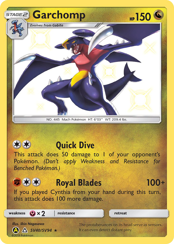 Garchomp (SV40/SV94) [Sun & Moon: Hidden Fates - Shiny Vault] | Good Games North