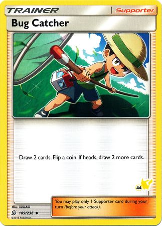 Bug Catcher (189/236) (Pikachu Stamp #44) [Battle Academy 2020] | Good Games North