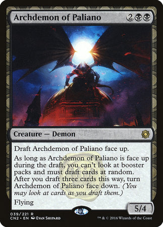 Archdemon of Paliano [Conspiracy: Take the Crown] | Good Games North