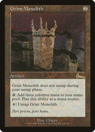Grim Monolith [Urza's Legacy] | Good Games North
