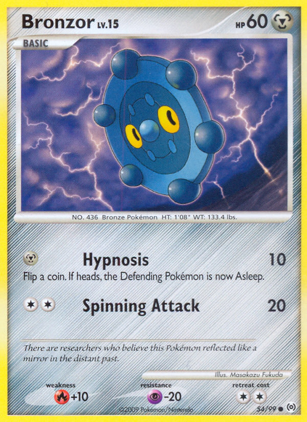 Bronzor (54/99) [Platinum: Arceus] | Good Games North