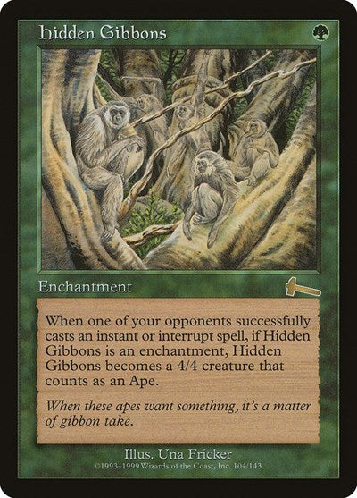 Hidden Gibbons [Urza's Legacy] | Good Games North