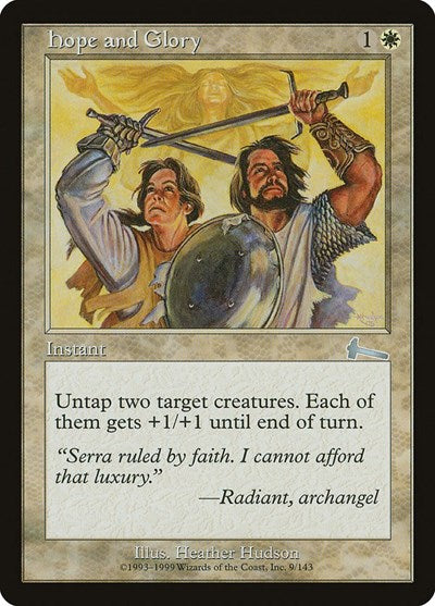 Hope and Glory [Urza's Legacy] | Good Games North