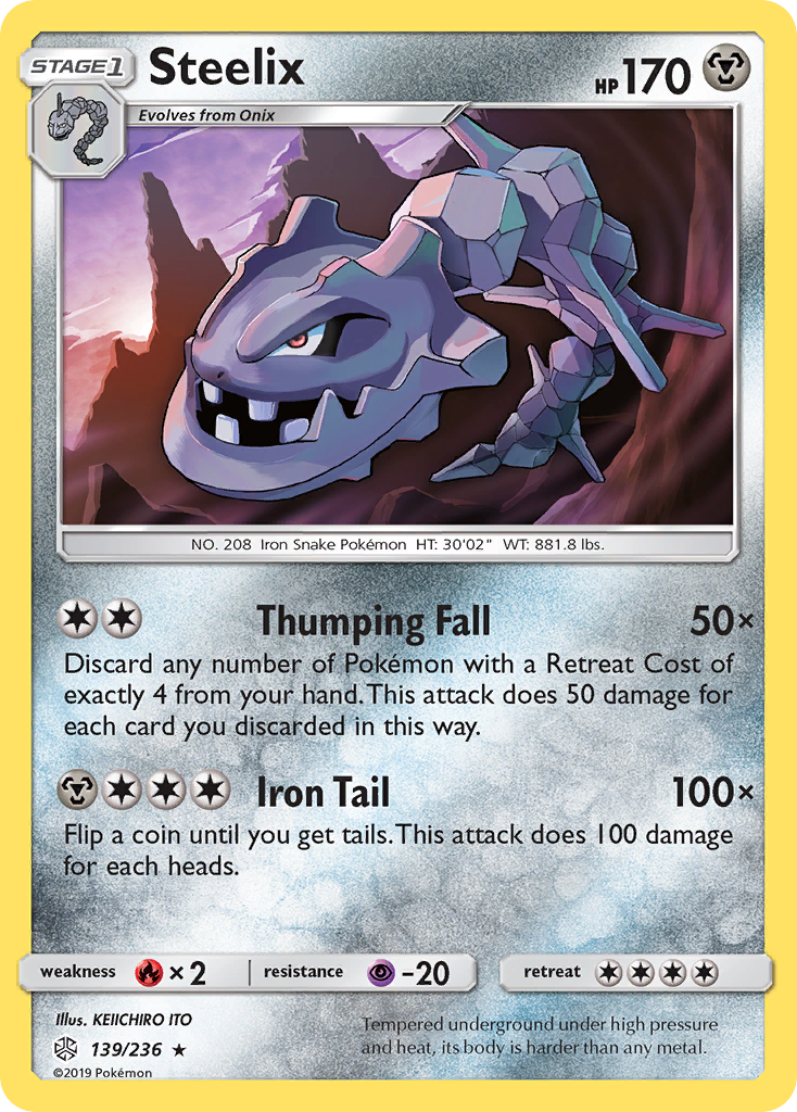 Steelix (139/236) [Sun & Moon: Cosmic Eclipse] | Good Games North