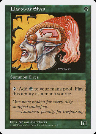 Llanowar Elves [Fifth Edition] | Good Games North