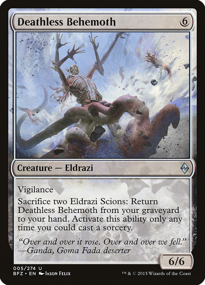 Deathless Behemoth [Battle for Zendikar] | Good Games North