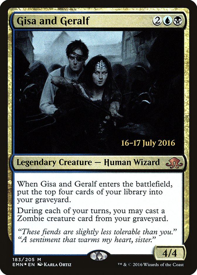Gisa and Geralf  [Eldritch Moon Prerelease Promos] | Good Games North