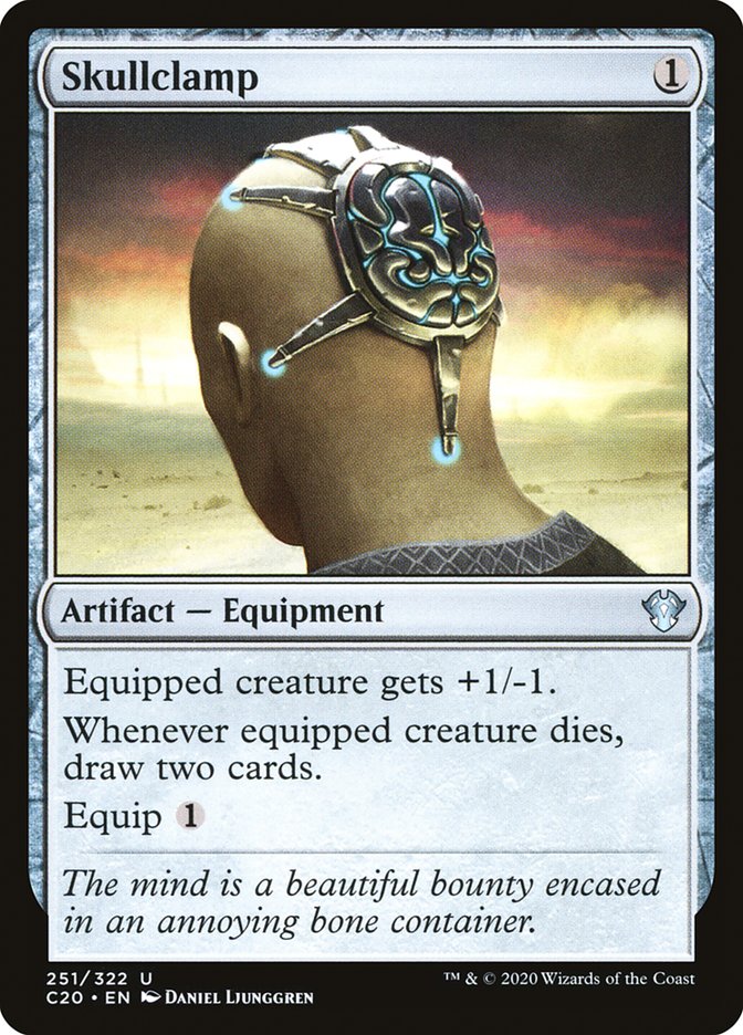 Skullclamp [Commander 2020] | Good Games North