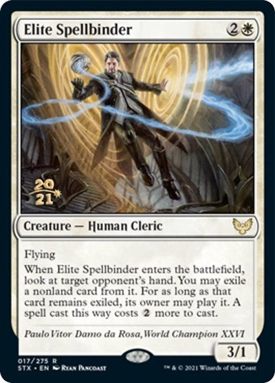 Elite Spellbinder [Strixhaven: School of Mages Prerelease Promos] | Good Games North