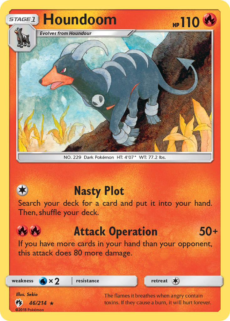Houndoom (46/214) [Sun & Moon: Lost Thunder] | Good Games North