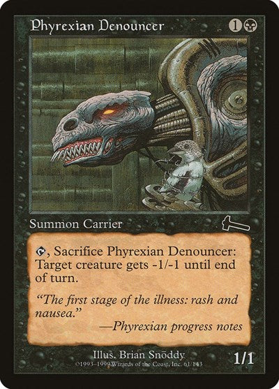 Phyrexian Denouncer [Urza's Legacy] | Good Games North