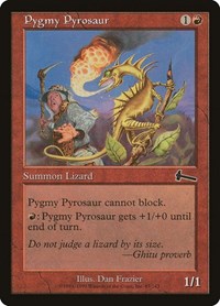 Pygmy Pyrosaur [Urza's Legacy] | Good Games North