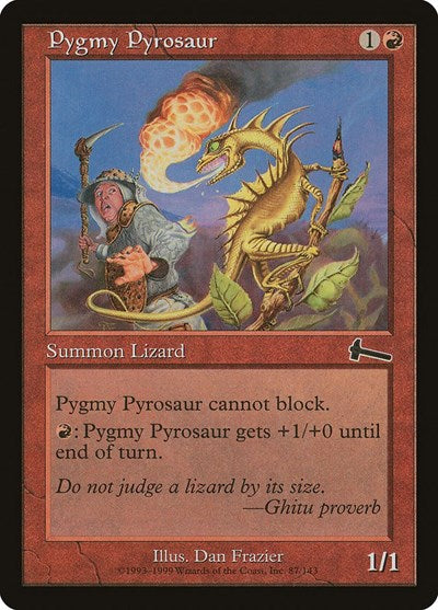 Pygmy Pyrosaur [Urza's Legacy] | Good Games North