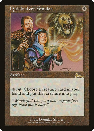 Quicksilver Amulet [Urza's Legacy] | Good Games North