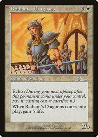 Radiant's Dragoons [Urza's Legacy] | Good Games North