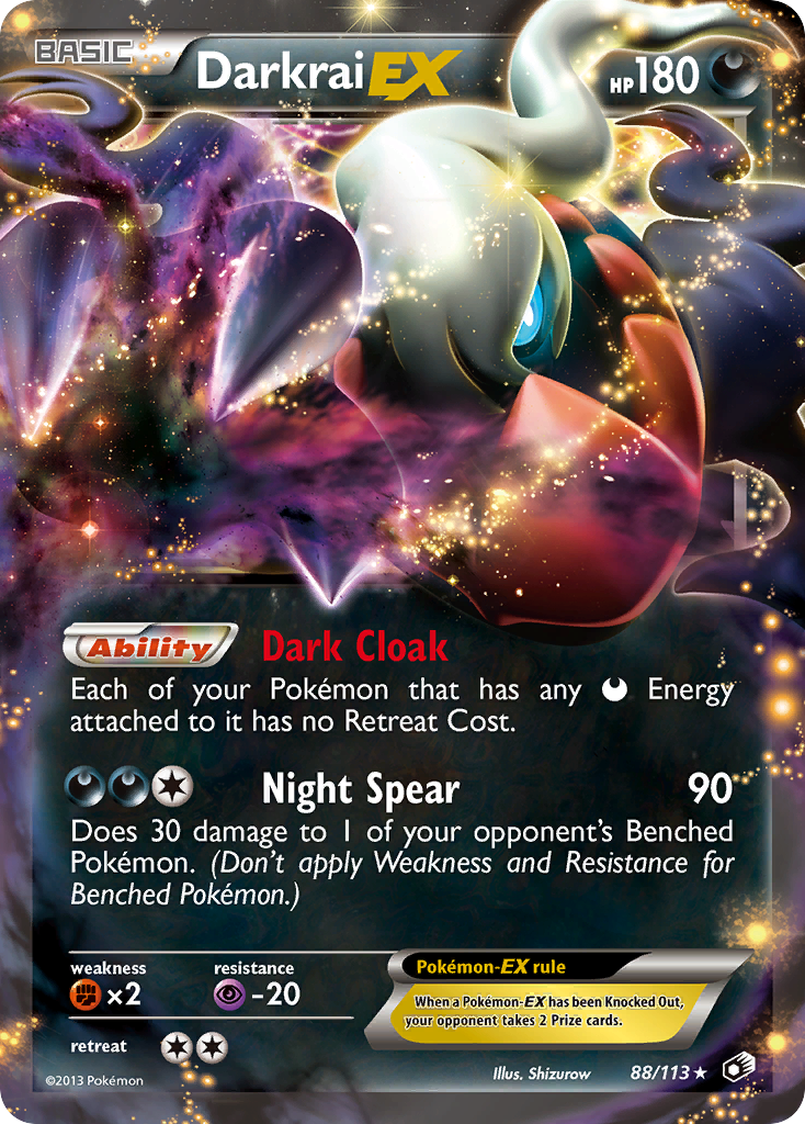 Darkrai EX (88/113) [Black & White: Legendary Treasures] | Good Games North