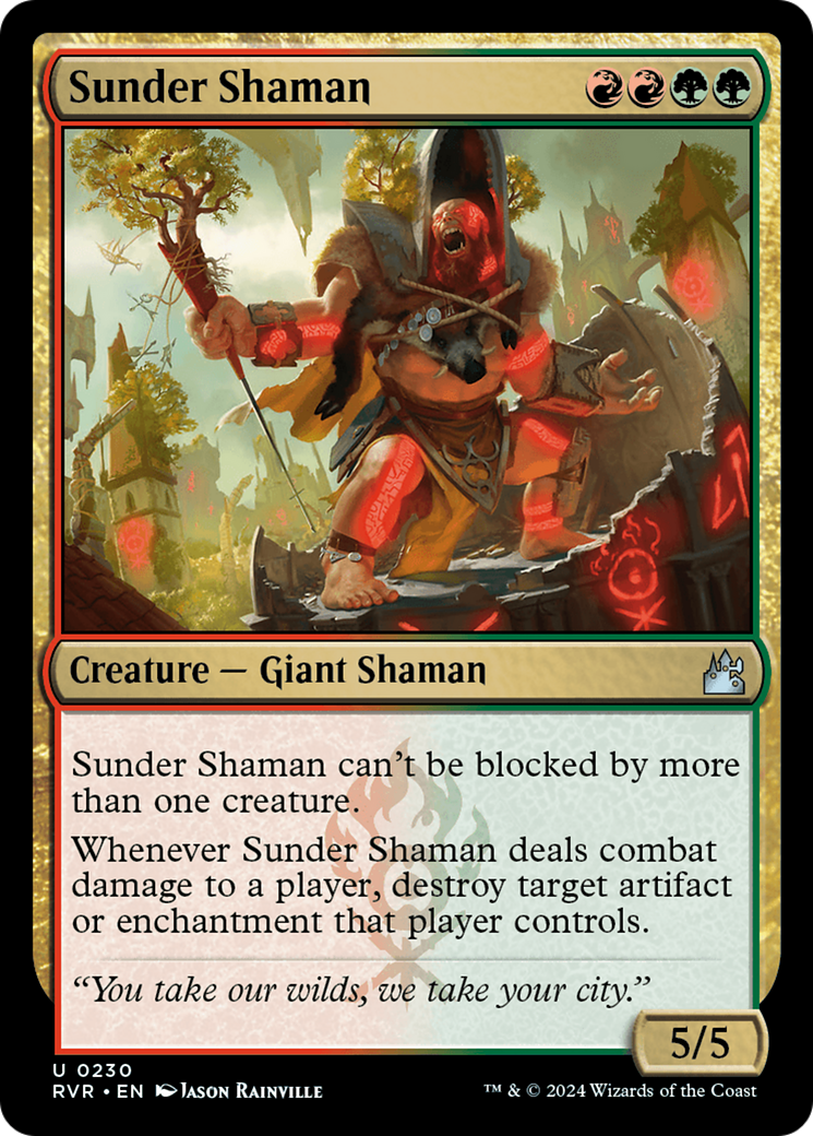 Sunder Shaman [Ravnica Remastered] | Good Games North