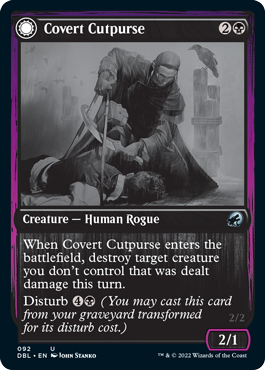Covert Cutpurse // Covetous Geist [Innistrad: Double Feature] | Good Games North