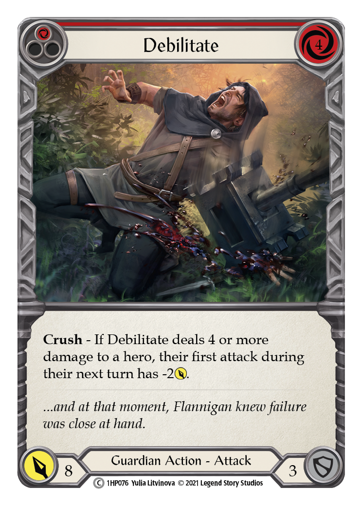 Debilitate (Red) [1HP076] | Good Games North